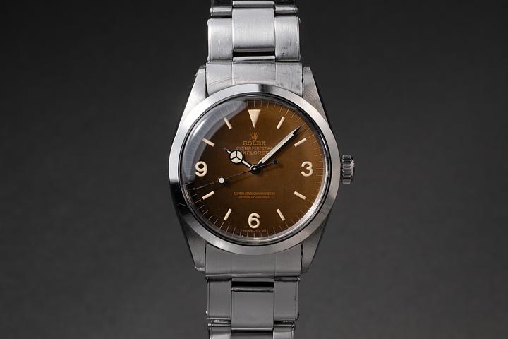 1965 Rolex Explorer 1016 Tropical Gilt Dial