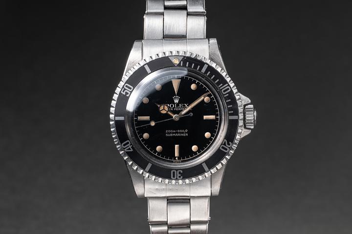 1961 Rolex PCG Submariner 5512 Gilt Chapter Ring Exclamation Dial