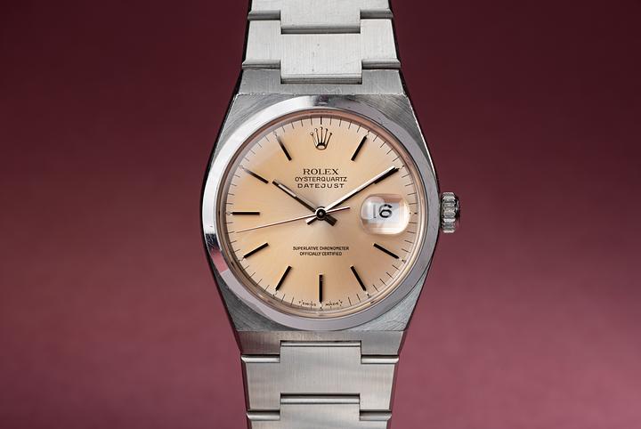 1991 Rolex OysterQuartz DateJust 17000 with Box and Papers