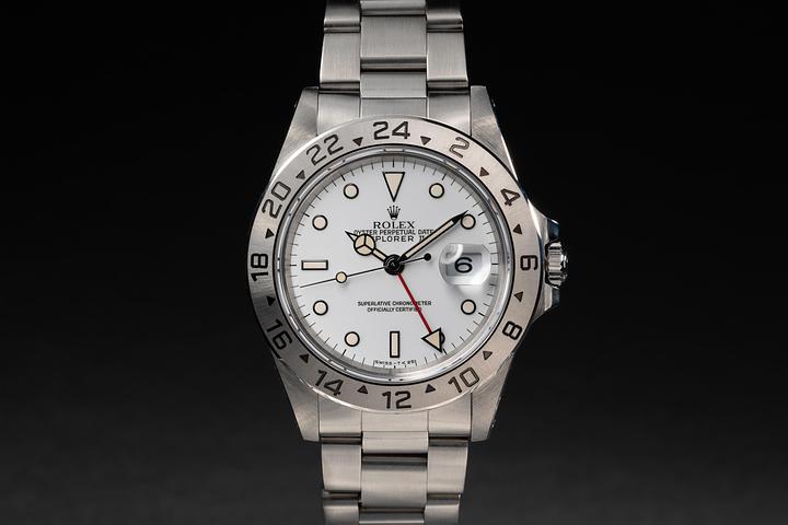 1995 Rolex Explorer II 16570 White Dial with Service Card