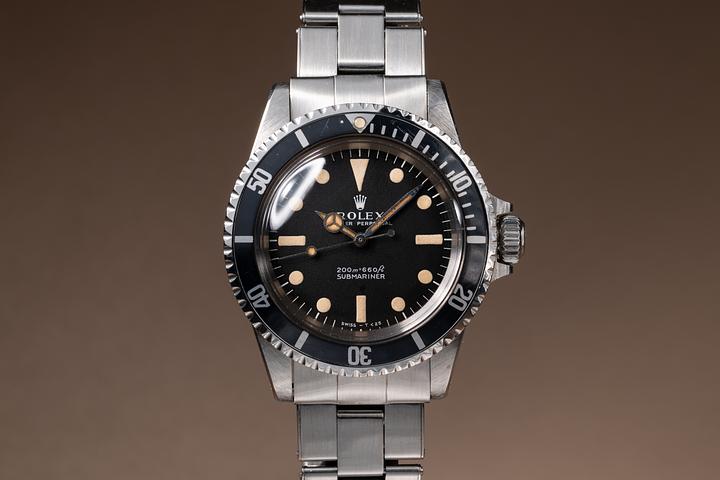1967 Rolex Submariner 5513 Meters First Dial