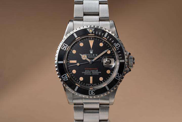 1969 Rolex Red Submariner 1680 MK 1 Meters First Dial