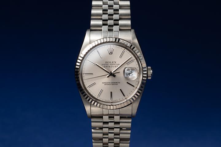 1990 Rolex Datejust 16234 Silver Dial