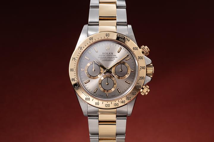 1997 Rolex Two-Tone Daytona 16523 Gray Dial