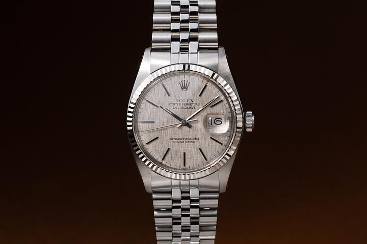 1977 Rolex DateJust 16014 Silver Linen Dial