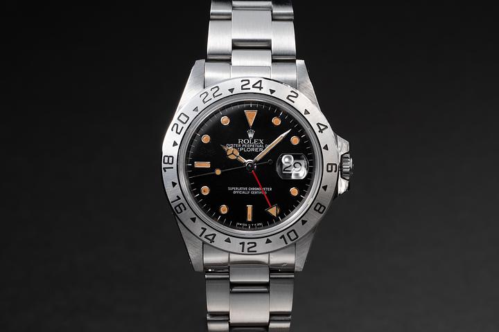 1988 Rolex Explorer II 16550 Black Dial