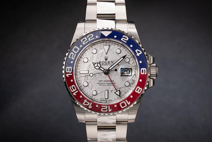 2021 Rolex 18K WG GMT-Master II 126719 White Meteorite Dial with Box and Papers