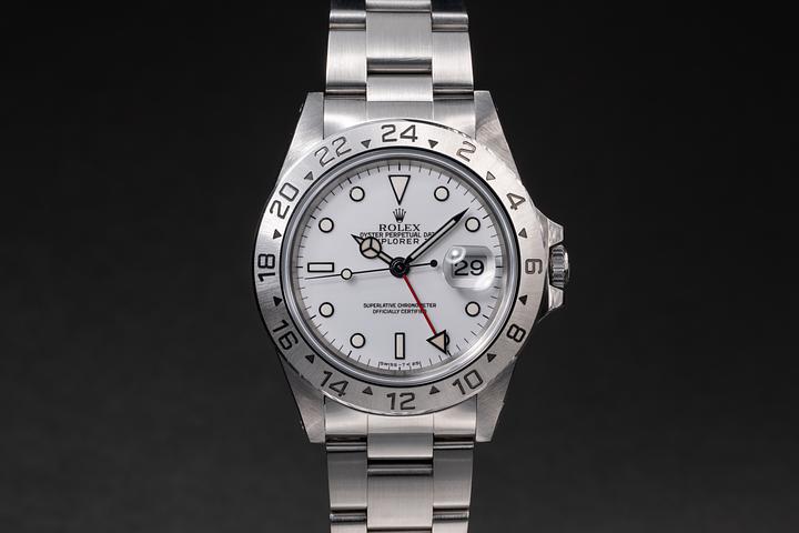 1995 Rolex Explorer II 16570 White Dial