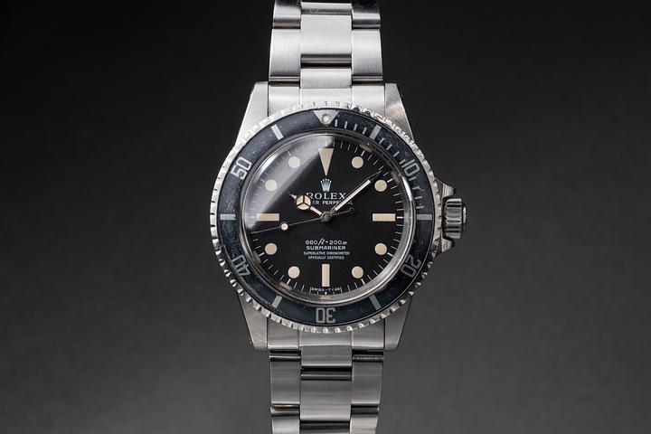1970 Rolex Submariner 5512 Serif Dial