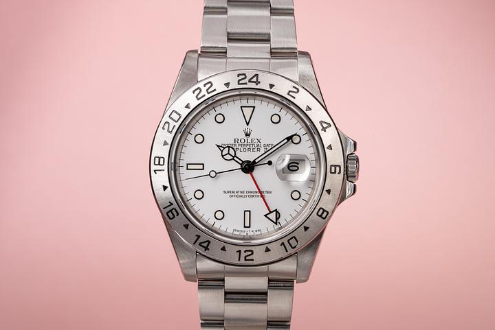 1991 Rolex Explorer II 16570 White Dial with Papers