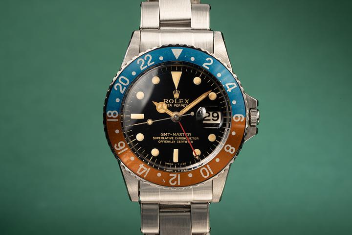 1965 Rolex GMT-Master 1675 Gilt Dial with Service Papers