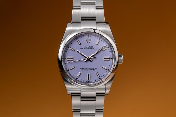 2025 Rolex Oyster Perpetual 36 126000 Lavender Dial with Papers