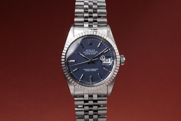 1986 Rolex DateJust 16030 Blue Dial