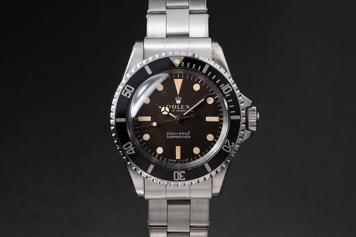 1968 Rolex Submariner 5513 Meters First Tropical Dial