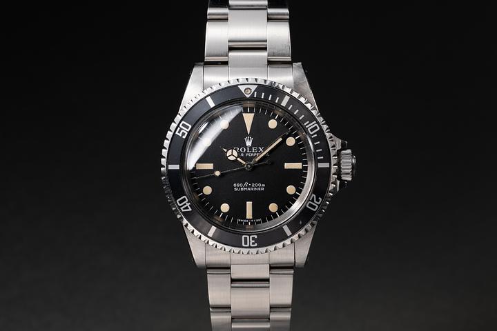 1968 Rolex Submariner 5513 Serif Dial