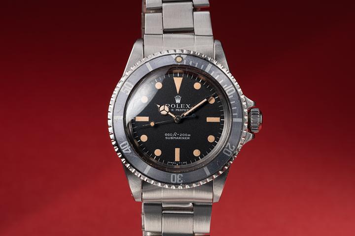 1971 Rolex Submariner 5513 Serif Dial