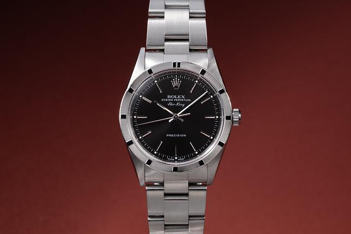 2000 Rolex Air-King 14010M Black Dial