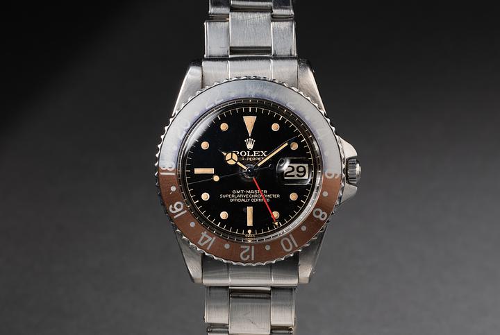 1961 Rolex PCG GMT-Master 1675 Gilt Chapter Ring Exclamation Dial
