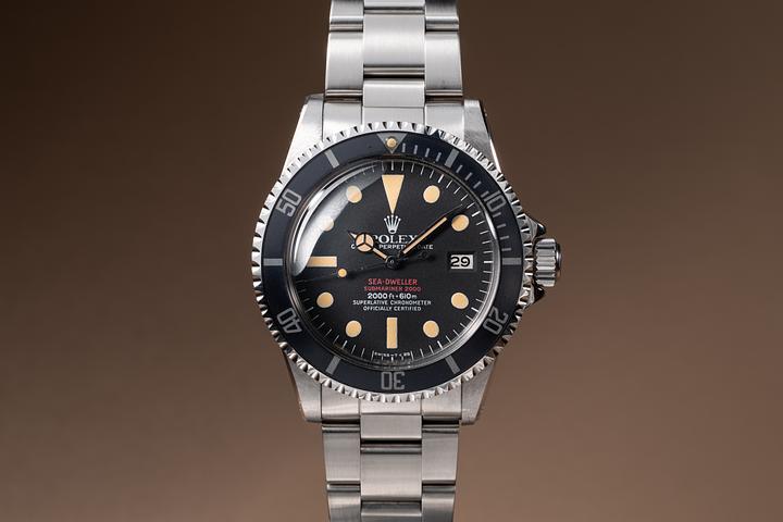 1975 Rolex Double Red Sea-Dweller 1665 MK 4 Dial