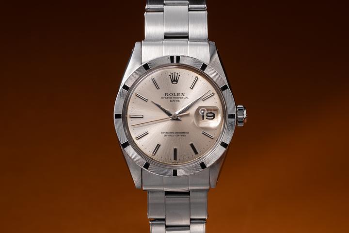 1963 Rolex Date 1501 Silver Dial with Service Papers