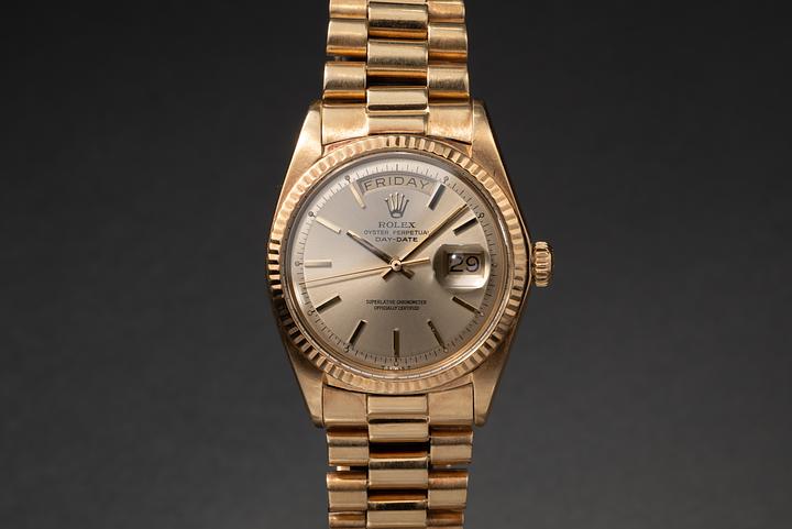 1978 Rolex 18k YG Day-Date 1803 Champagne Dial
