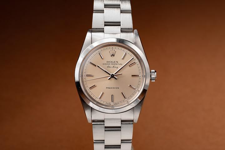 1995 Rolex Air-King 14000 Silver Dial with Papers