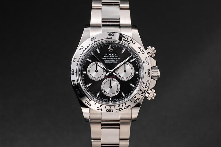 2026 Rolex 18K WG Daytona 126509 Black Dial with Papers