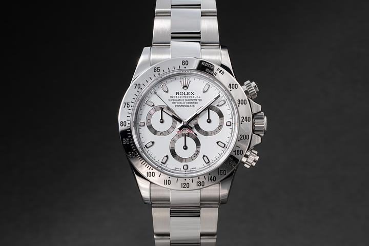2015 Rolex Daytona 116520 White Dial with Box & Papers