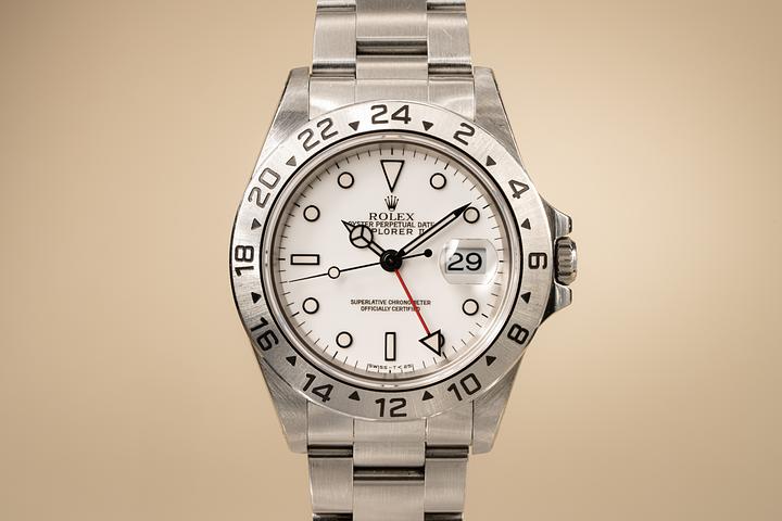 1996 Rolex Explorer II 16570 White Tritium Dial with Box and Papers