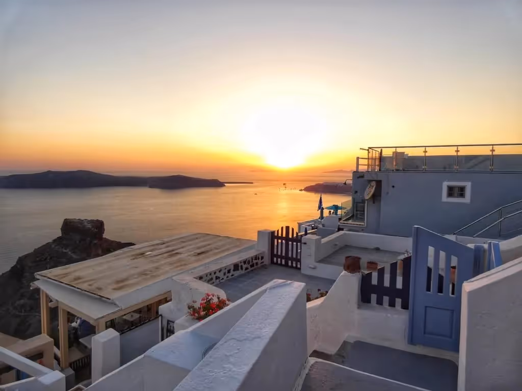 Santorini, Greece, Honeymoon Destinations: localhi