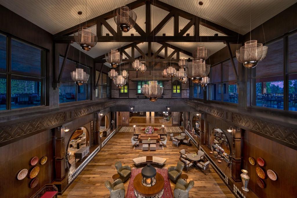 Fine dining restaurant at The Khyber Himalayan Resort Gulmarg