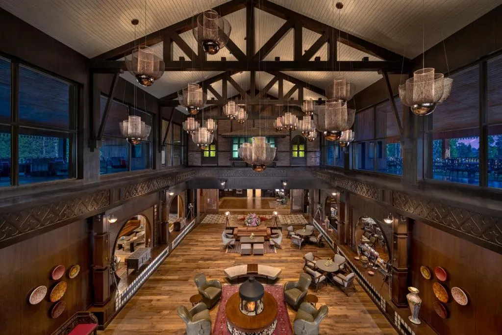 Fine dining restaurant at The Khyber Himalayan Resort Gulmarg