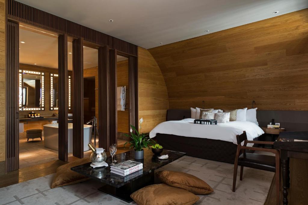 The Chedi Andermatt Swiss Alps luxury ski resort hotel
