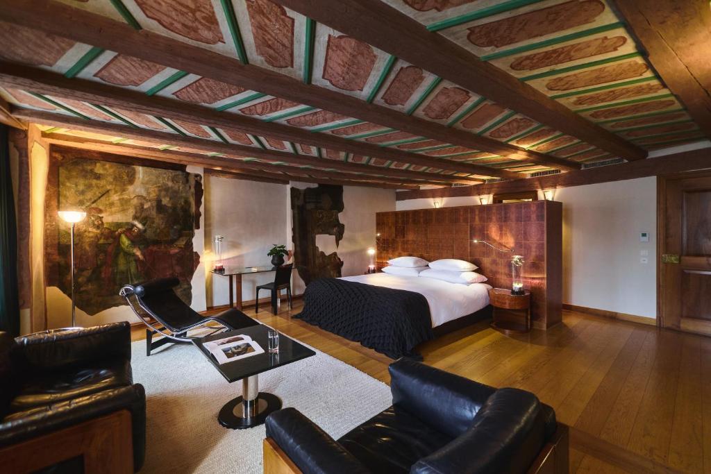 Luxury suite at Widder Hotel Zurich historic hotel Switzerland