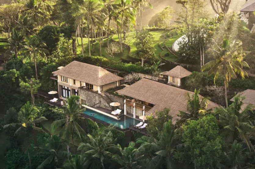 COMO Shambhala Estate residence jungle canopy view Ubud Bali — wellness retreat LocalHi
