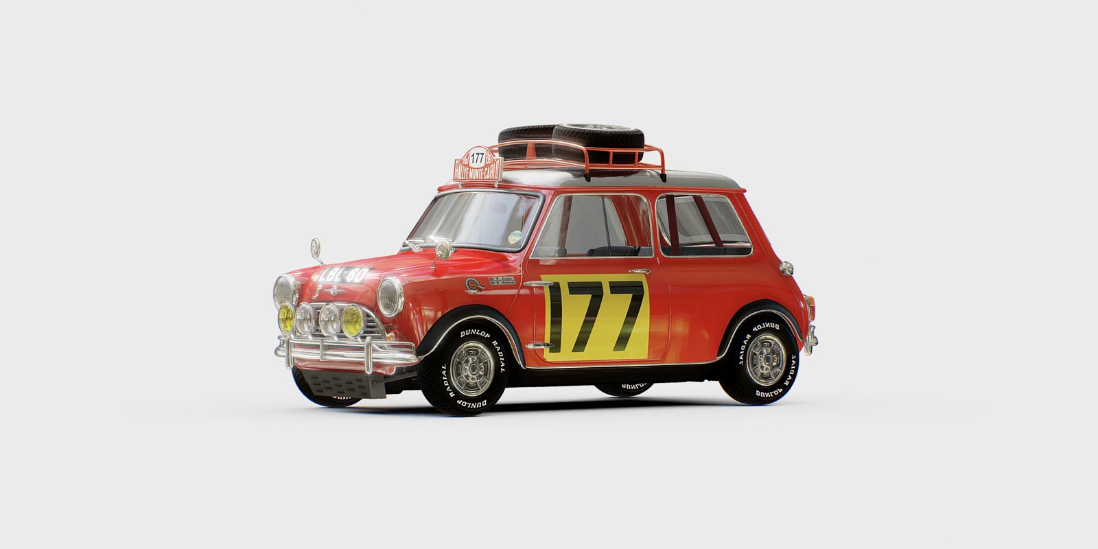 Mini Cooper S Monte Carlo 1967 • Vecarz - Your 3D Classic Car