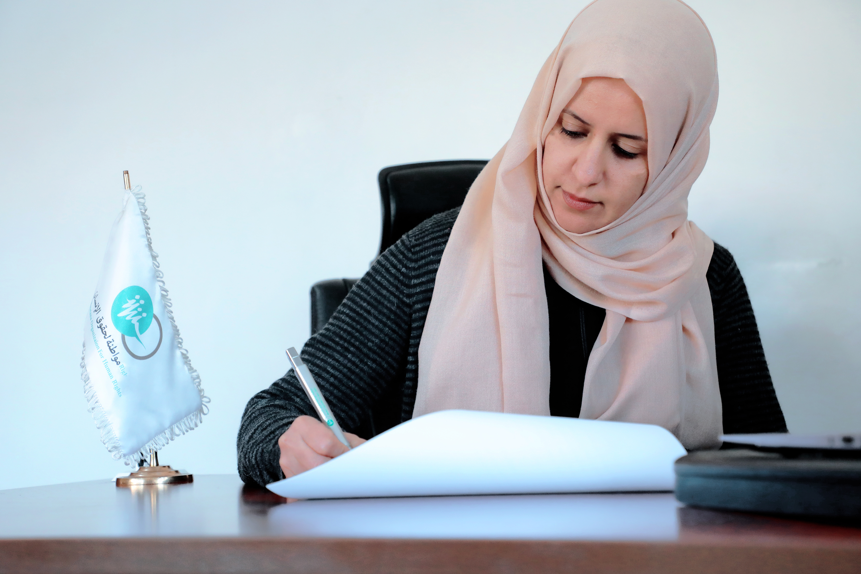 Radhya Al-Mutawakel, the chairperson of Mwatana for Human Rights