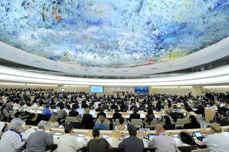 A general view of the 15th Session of the Council of Human Rights .