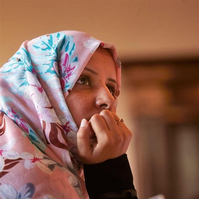 رضية المتوكل، مدافعة عن حقوق الانسان ورئيسة منظمة مواطنة لحقوق الانسان