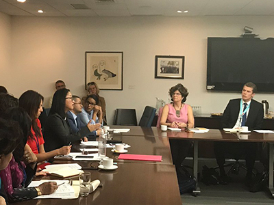 Alfaqih participate in the panel discussion on implementation of CEDAW and the UN Security Council Resolution 1325