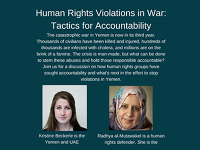 Human Rights Institute: Human Rights Violations in War: Tactics for Accountability