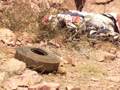 Muna… a displaced woman without feet