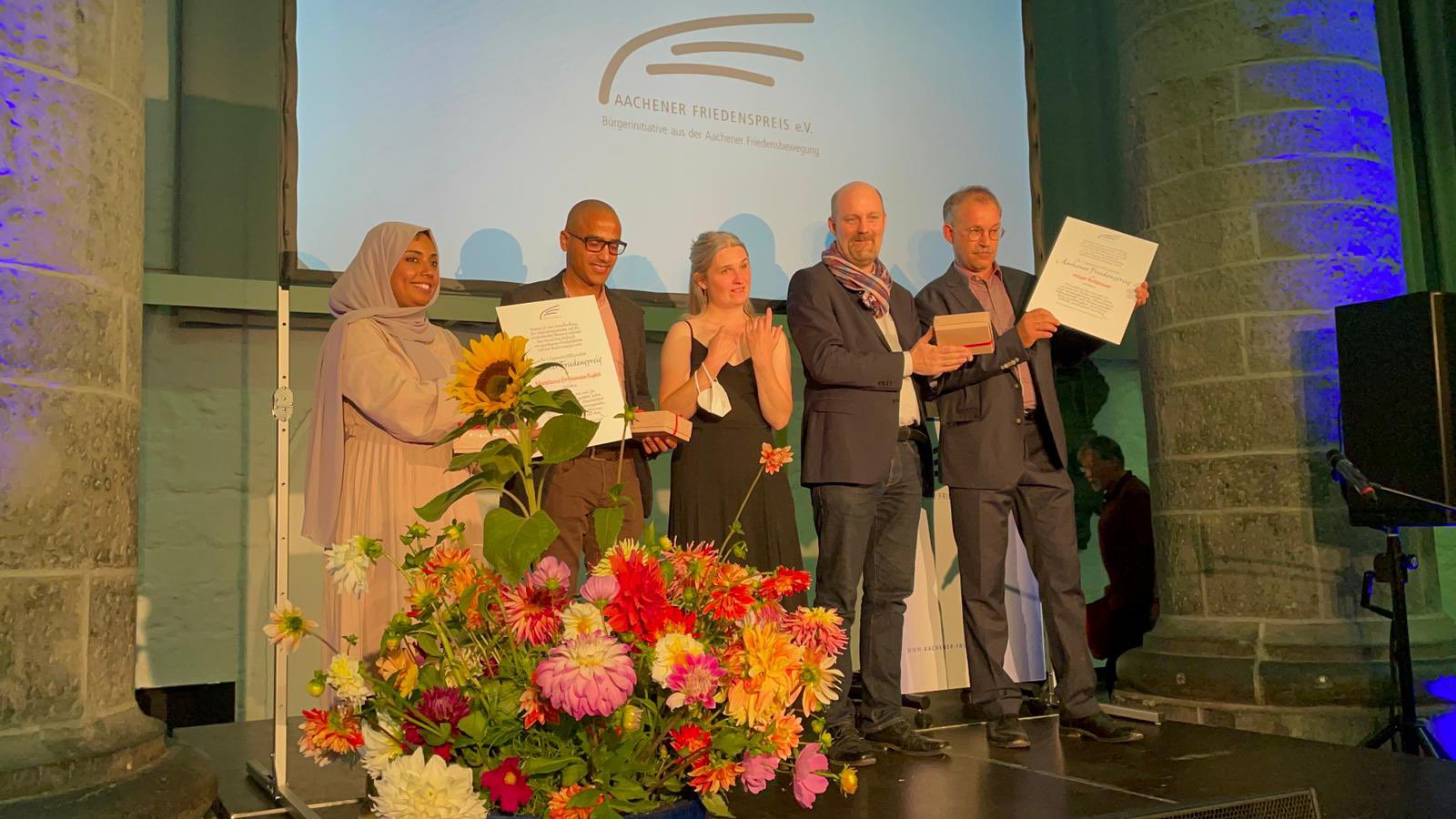 Mwatana receives the Aachen Peace Prize 2022