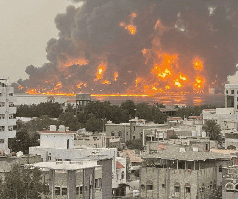 The number of casualties from the Israeli airstrikes on Al-Hudaydah city has increased.