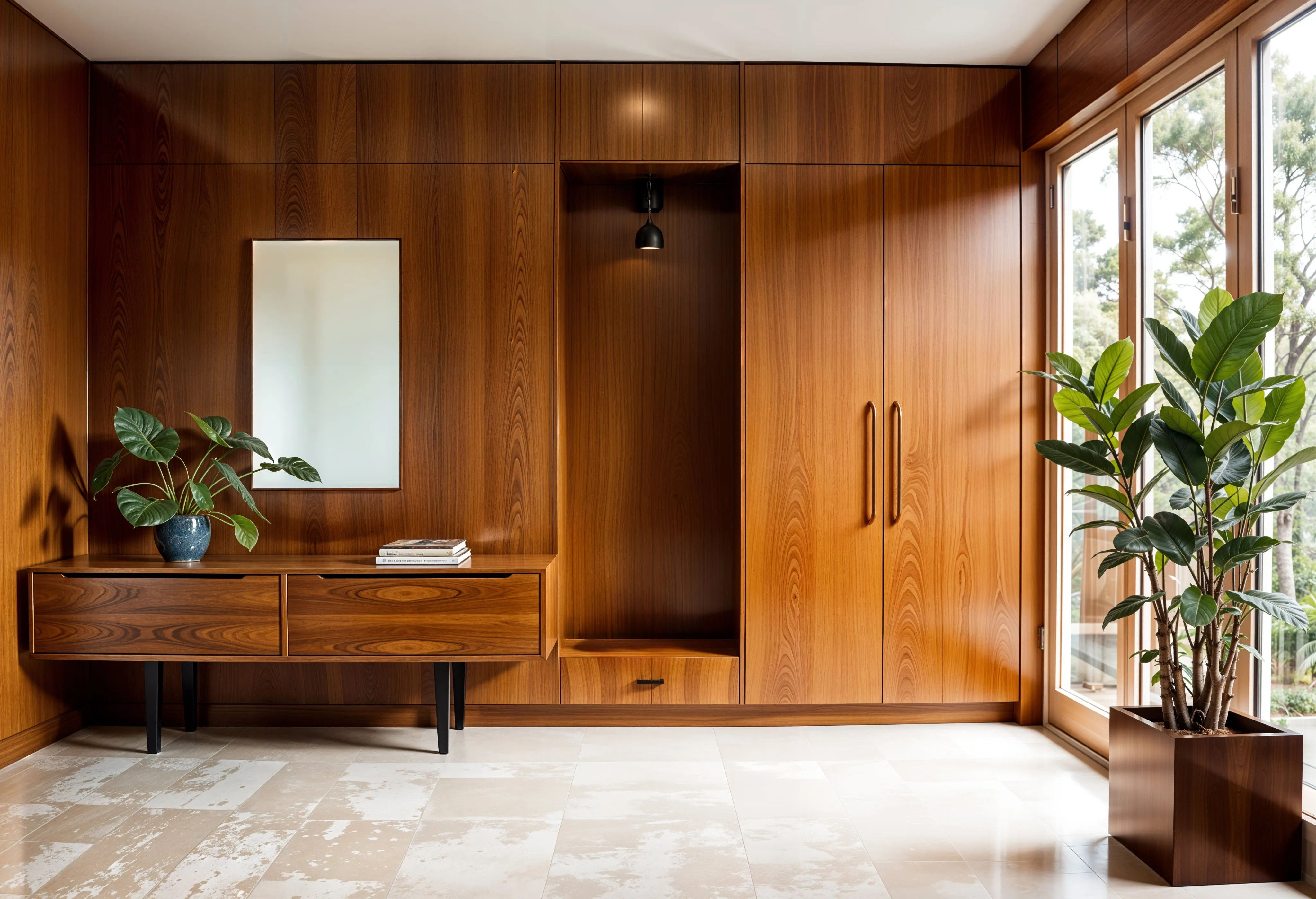 Mid-century interior design detail