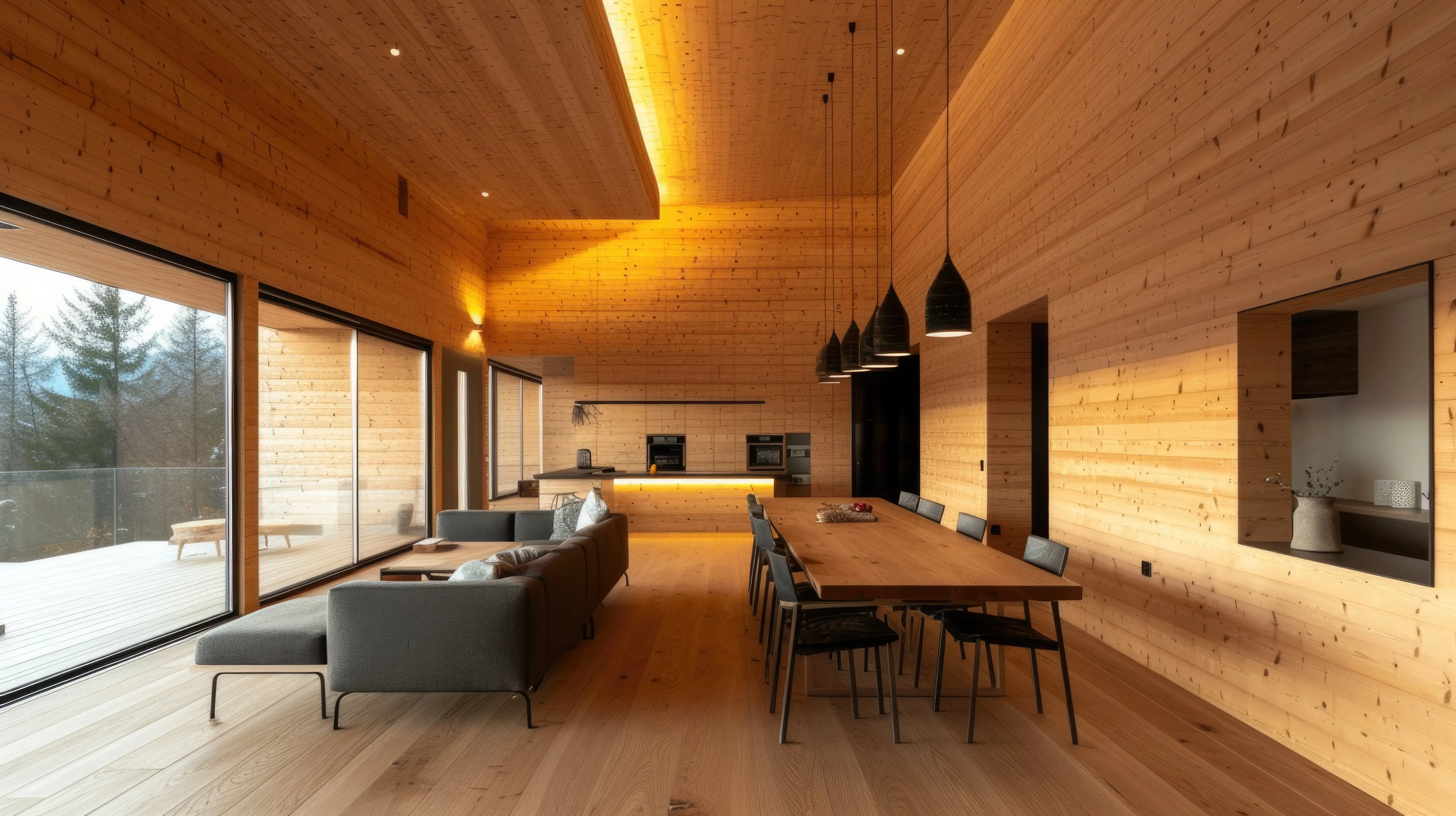 Handcrafted wooden design detail