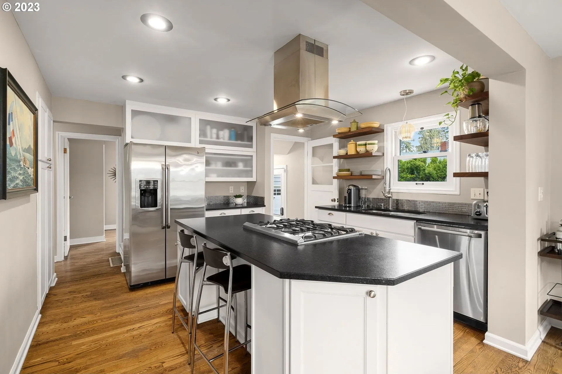 Modern kitchen after full remodel by District Design Build