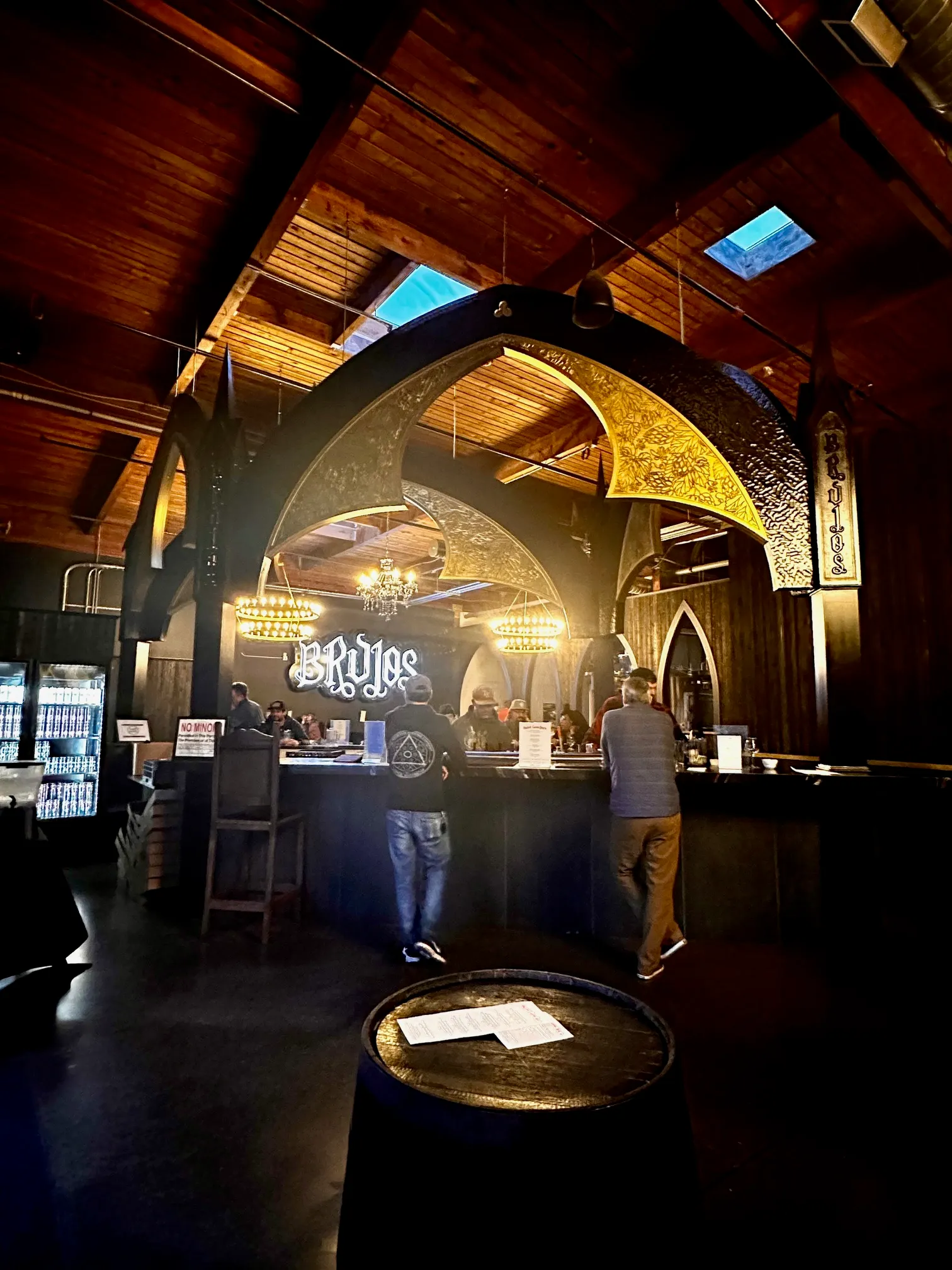 Brewery renovation project for Brujos Brewery
