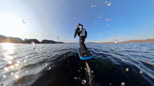 Серфинг в северном море