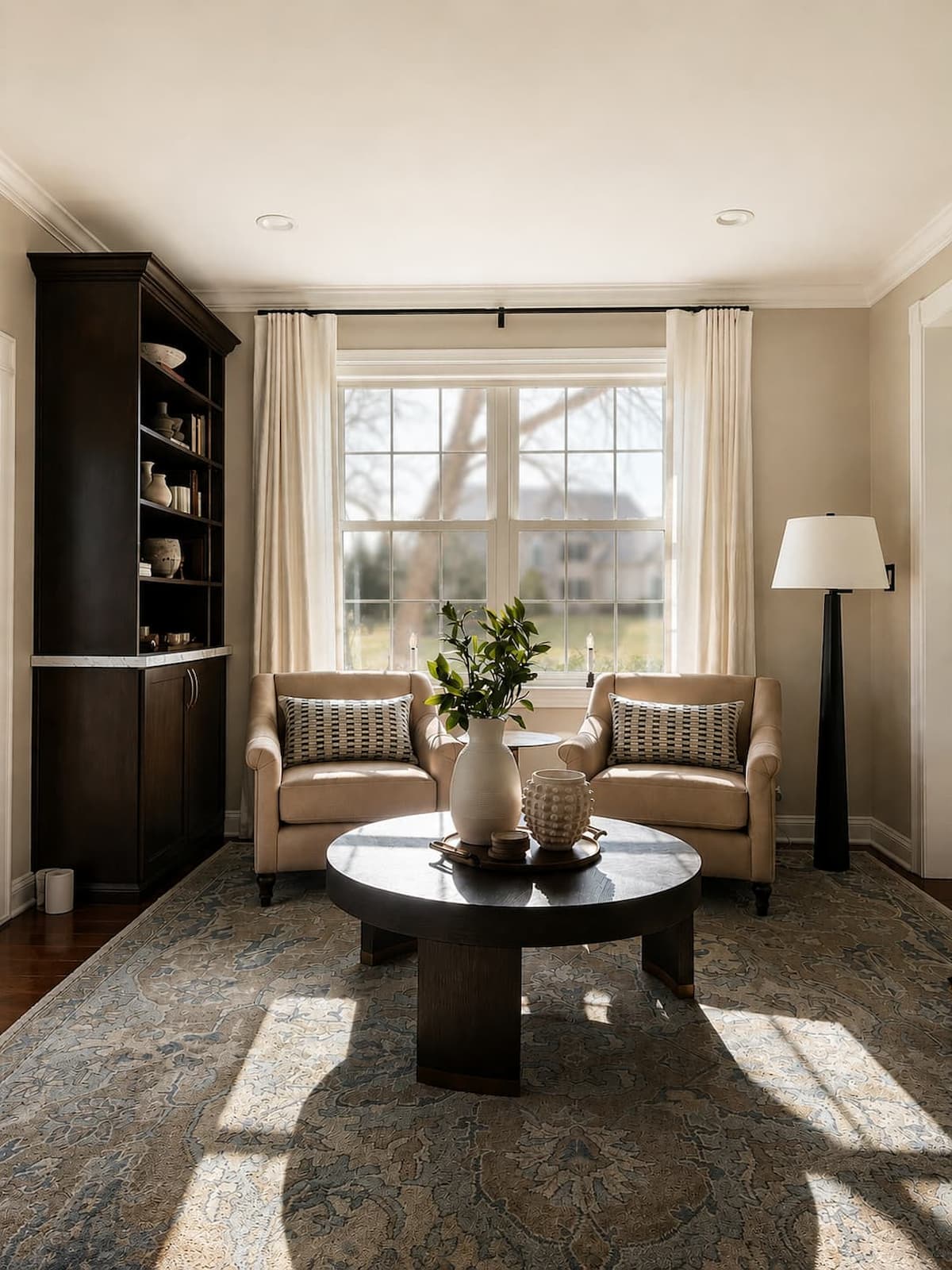 Living room with lots of furniture